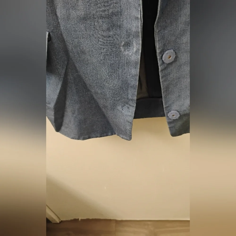 Acne Mens Blake Denim Blazer Suit Jacket Sz 38